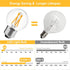 10 Pack G16.5 Bulbs Dimmable,Small Bulbs,E26 6W 60 580lm, 2700K White,AC120V,Flicker Chandelier1.97" 2.87" BRIMAX Light