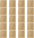 KESYOO Kraft Paper Bread Bags with Window 21x25cm 100pcs Grease-resistant Bakery Bread