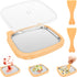 Hevtsde Rolled Maker Portable Stainless Steel Instant Pan Roll Maker with 2 Spatula