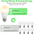 A19 Bulbs, 40 Bulbs, 2700K, 550 E26 Non-Dimmable, 5W Bulbs 6 Pack BUBO LED Light Watt Equivalent LED Soft White Lumens