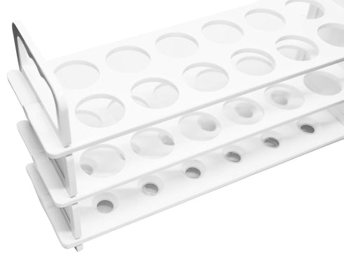 EISCO Polypropylene Test Tube Rack, Accommodates 12 Tubes, up to 22mm, 9" Wide