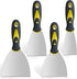 4 Pack Putty Knife Scraper Set, 2" 3" 4" 5" Stainless Steel Putty Knife, Wallpaper Paint Scraper Tool