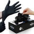 FINITEX Black Nitrile Disposable Medical Exam Gloves - 100/1000 PCS, 6mil, Powder-Free, Latex-Free