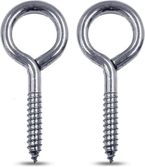 NU-SET Lock | 3/8" x 5" Wire Eye Lag | Zinc Plated Eye Lag Bolt for Home Improvement