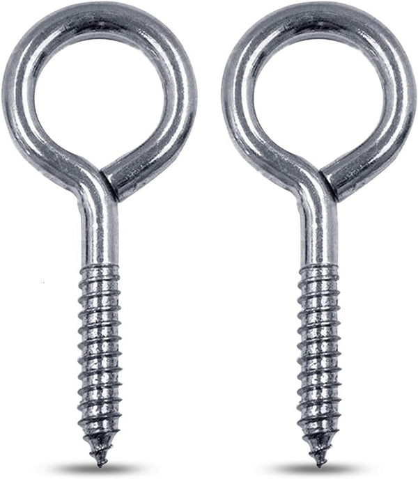 NU-SET Lock | 3/8" x 5" Wire Eye Lag | Zinc Plated Eye Lag Bolt for Home Improvement