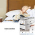 V3VOGUE Side Mount Drawer Slides,Multi Point Fixing Hole,Ball Bearing Slides,Balanced Stability,Cabinet Drawer