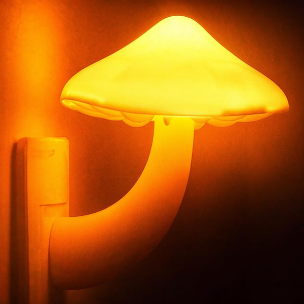 SATONA Mushroom Night Light, Night Light Plug in Wall Lamps for Bedroom