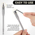NEATABY 4 1/4 Set, 6 12 Inches 2-Piece Set Pieces Drill Bit Extension High Carbon Steel, and Spade Drill Bit Extension