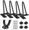 SMARTSTANDARD 6 Inch Heavy Duty Hairpin Furniture Legs, Metal Home DIY Projects
