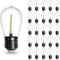 25-Pack S14 LED Bulb String Light Bulbs, 7 Watt Equivalent, Daylight White 6000K, E26 Replacement