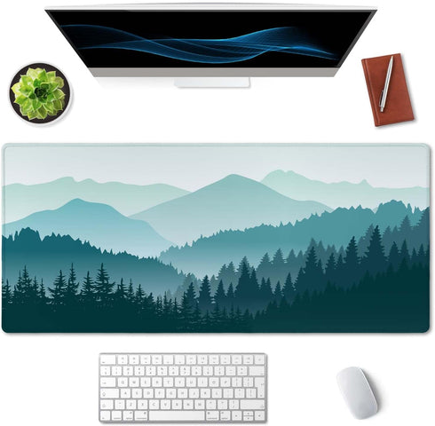 SSOIU 35.5" 15.7", Large Mouse Pad, Full Desk XXL Extended Gaming Mouse Pad X Waterproof Desk Mat with Stitched Edge