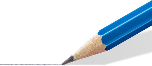 STAEDTLER 100-F Mars Lumograph Graphite Pencils for Drawing & Sketching, F, Box of 12