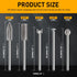 Wood Carving Drill Bits Set, Compatible with Dremel Rotary Tool for DIY Carving and Drilling Projects