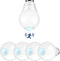 Boxlood Motion Sensor Light Bulbs, 12W (100-Watt Equivalent) PIR Activated Dusk to Dawn LED Bulb, E26 5000K Daylight, 4