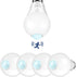 Boxlood Motion Sensor Light Bulbs, 12W (100-Watt Equivalent) PIR Activated Dusk to Dawn LED Bulb, E26 5000K Daylight, 4