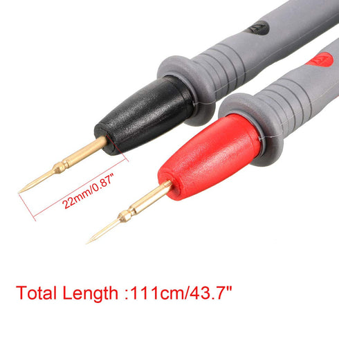 uxcell Multimeter Test Leads, Digital Probe Tester Lead Wire with Alligator Clips, 1000V 20A, 4-in-1 Set