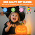 Night Light for Kids, Cute Silicone Nursery Pumpkin Lamp for Baby and Toddler, Halloween NightLight for Boys