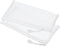 MECCANIXITY Mesh Zipper Bags, B6 Nylon Zip Pouch Pencil Case Storage Pockets for Travel Office Accessories (White, Pack