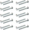 POWERTEC 1/4"-20 T Track Bolts - 20 Pack, 2-1/2 Inch Long T Slot Bolts for Woodworking Jigs and Fixtures