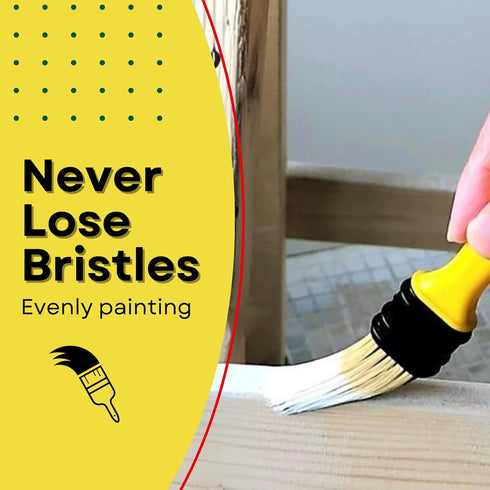 Paint Brushes for Walls, 5 pcs Chip Brush Set, 1, 1, 2, 2, 3 inch | Chalk Paint Brush for Furniture, Trim, Varnish