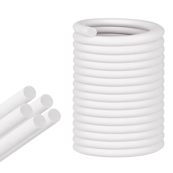 ToLanbbt Backer Rod EPDM Rubber, 1/2" Diameter x 20' Length Caulk Saver for Concrete Filling