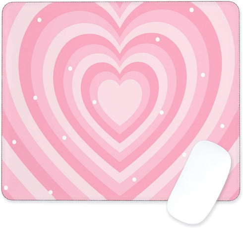 Pecfamly Cute Kawaii Cutecore Aesthetic Pink Girly Gaming Mouse Pad Small, Gamer Girl