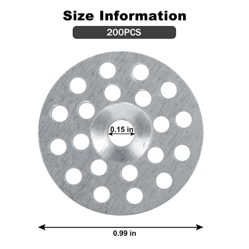 1 Inch Plaster Washers 200 Pcs Plaster Buttons Metal Washers for Screws Plaster Repair Rings Profile Washer for Wall Ceiling Drywall Repair