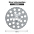1 Inch Plaster Washers 200 Pcs Plaster Buttons Metal Washers for Screws Plaster Repair Rings Profile Washer for Wall Ceiling Drywall Repair