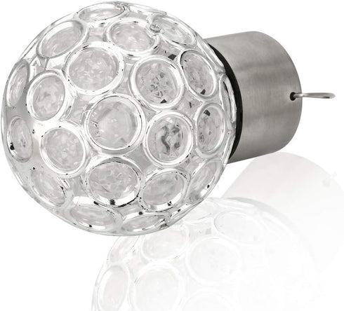 1 Pack, IP44, Rotatable Solar Outdoor LED Round Ball Lights, Multicolor, Waterproof, Modern Style, Ideal for Patio