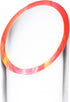 OfficeGoods Acrylic Pen & Pencil Holder, Modern Desk Organizer, 5.25” H x 2.5” W, Neon Red