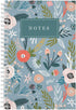 Softcover Peaceful Petals 5.5" x 8.5" Spiral Notebook/Journal, 120 College Ruled Pages, Durable Cover