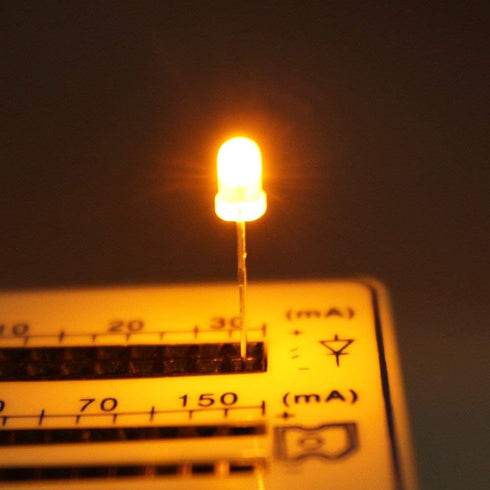 500Pcs (5 100P) 3MM DiCUNO Colors x Light Emitting Diode, White/Red/Yellow/Green/Blue Bright Diffused LED Diodes