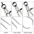 3pcs 8 Inch Long Spring Caliper Set, Carbon Steel Measuring Tool for Wood Turning Lathe Projects