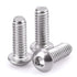 1/4-20 x 3/4" Button Head Socket Cap Bolts - 304 Stainless Steel Screws, Allen Hex Drive, Pack of 25