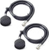 YUXIVCNE 2 Pcs Shampoo Bowl Sprayer Head 1/4" Thread with Black Rubber Hose