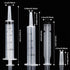 3 Pack 20ml Syringe with Cap, Sterile Individually Packaged for Labs, Liquid Measuring, Feeding Pets