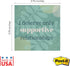 Positive Daily Affirmations Sticky Pad, 3.75" x 3.75", 365 Unique Designs for Self Care Notes Made in The USA