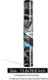 Livelynine Peel and Stick Countertop Contact Paper, Waterproof Black Marble Wallpaper for Furniture and Cabinet Covers