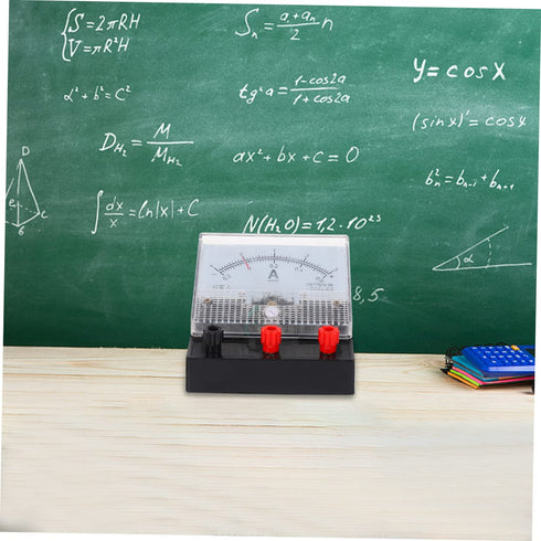 ULTECHNOVO 2pcs Physics Lab Apparatus, Plastic Ammeters 6A DC Amp Meter, Laboratory Accessories for Experiments