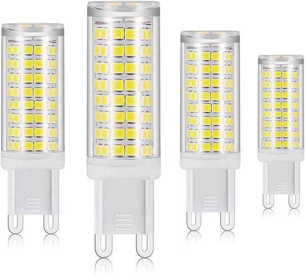 XRZT G9 Led Bulbs T4 Bi-Pin Base, 6000K Daylight White Light Dimmable Chandelier