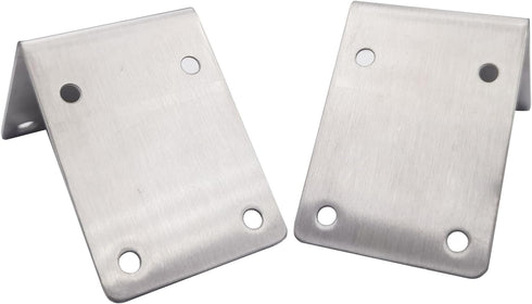 Hyever 2.7"x2.7"x2" 90 (Pack 6) Stainless Steel L Brackets, Heavy Duty Corner Braces, Degree Angle Braces for Wood