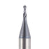 5Pcs 1/32 inch 1/8 inch Set SpeTool Carbide Ball Nose End Mills with TiAlN Coated , Cutting Diameter , Shank , Up Cut