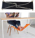 Home-organizer Tech Portable Adjustable Foot Hammock, Mini Under Desk Foot Rest for Office, Travel, Study, Relaxing