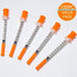 100 Pack 1/2 ml/cc 31Ga Lab Supplies, Individually Packaged