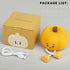 Dimmable Pumpkin Night Light, Rechargeable Baby Light, Halloween Night Light with Timer, Soft Squeezable Touch Lamp
