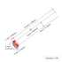 Chanzon 5mm 10 O ohm Photoresistor LDR Resistor 5549 GL5549 Light-Dependent Photoconductor 20pcs Photo Light Sensitive