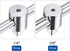 uxcell 1/4" and 3/8" Drive Sliding Wrench, Breaker Bar T-Handle Socket Hand Tool, 2pcs
