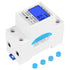 Single Phase Energy Meter, LCD KWH Meter 110-130V 5-32A 60Hz, Power Meter Backlight for Electricity Consumption