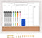 TORASO 13" x 17" Whiteboard Calendar & Corkboard, Combination Dry Erase White Board & Bulletin Board