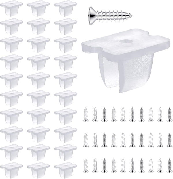 Sliverdew Waterproof LED Strip Mounting Clips Holder Mounting Bracket Neon Mounting Clips Fixing
